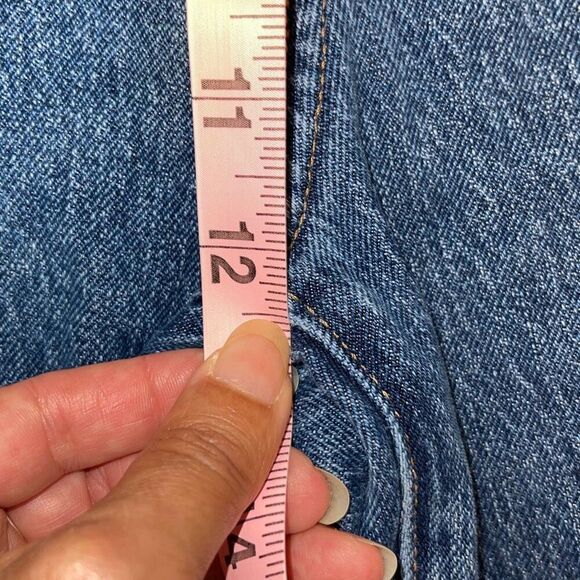 Re-Imagined by J. Crew Womens Cotton Blend Slim Wide Leg Jeans‎ Blue Size 31 - Picture 12 of 13